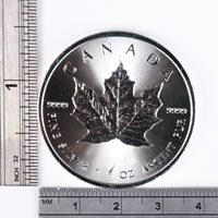 Royal Canadian Mint Maple Leaf 1 Oz coin 2017 - Fine Silver Content 31.10 grams